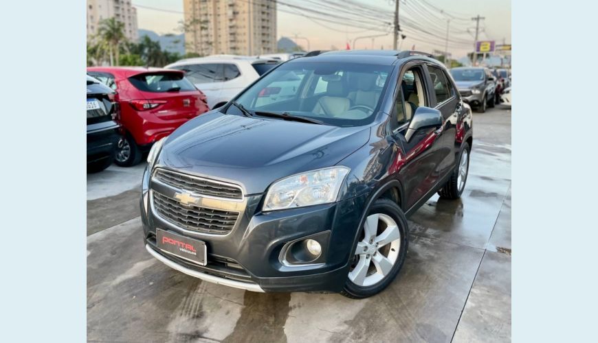 CHEVROLET TRACKER 1.8 MPFI LTZ 4X2 16V FLEX 4P AUT. - CINZA - 2014 Foto 1 (Grande)