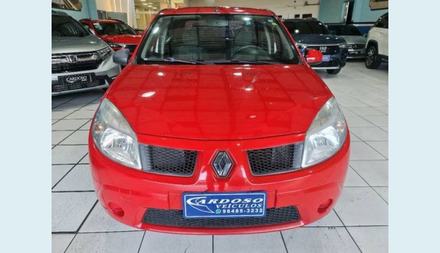RENAULT SANDERO 1.0 EXPRESSION 16V FLEX 4P - VERMELHO - 2011 Foto 1 (Grande)