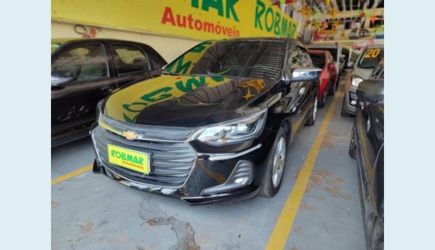 CHEVROLET ONIX 1.0 TURBO FLEX AUT. - PRETO - 2021 Foto 1 (Grande)