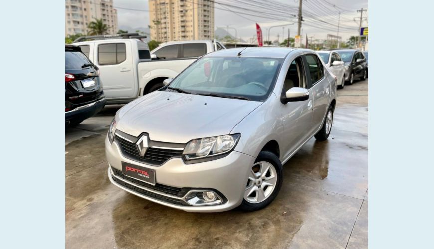 RENAULT LOGAN 1.6 DYNAMIQUE 8V FLEX 4P - PRATA - 2016 Foto 1 (Grande)