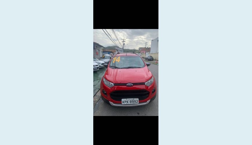 FORD ECOSPORT 1.6 FREESTYLE 16V FLEX 4P - VERMELHO - 2014 Foto 1 (Grande)