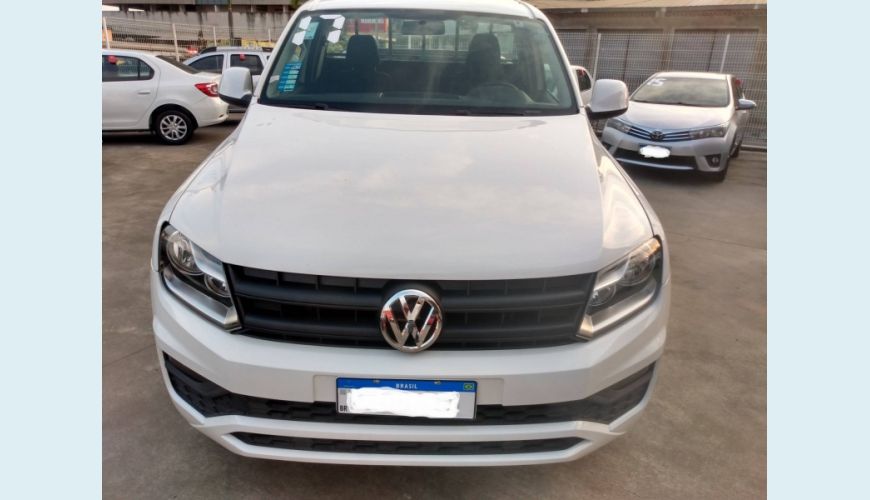 VOLKSWAGEN AMAROK 2.0 S 4X4 CS 16V TURBO INTERCOOLER DIESEL 2P - BRANCO - 2017 Foto 1 (Grande)