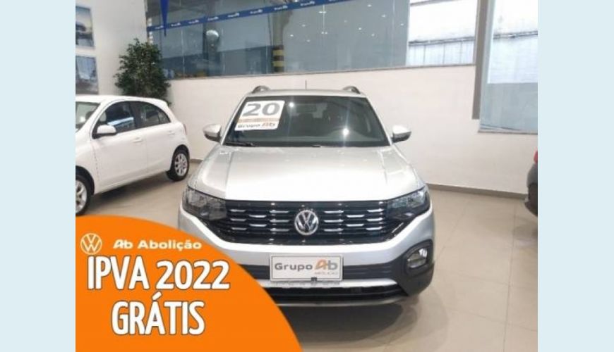 VOLKSWAGEN T-CROSS 1.0 200 TSI TOTAL FLEX COMFORTLINE AUT. - PRATA - 2020 Foto 1 (Grande)