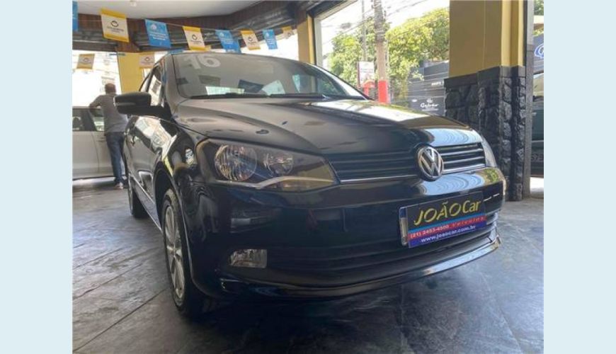 VOLKSWAGEN VOYAGE 1.6 MI COMFORTLINE 8V FLEX 4P AUT. - PRETO - 2016 Foto 1 (Grande)