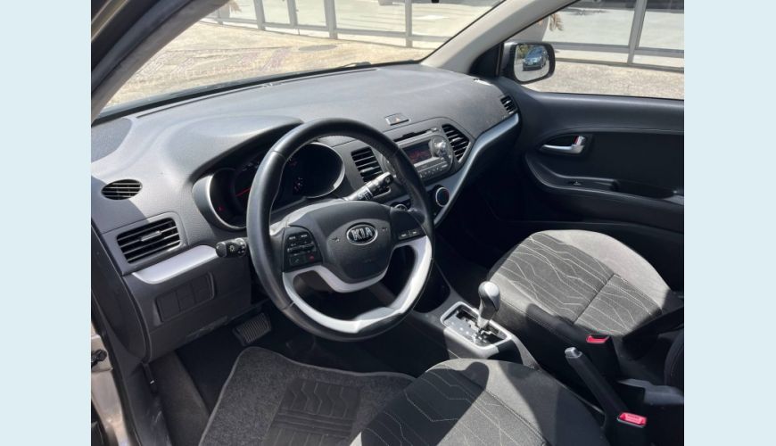 KIA PICANTO 1.0 EX 12V FLEX 4P AUT. - CINZA - 2016 Foto 1 (Grande)