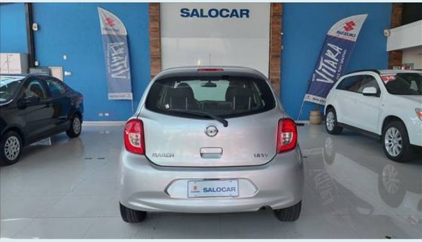 NISSAN MARCH 1.6 SV 16V FLEX 4P - PRATA - 2015 Foto 1 (Grande)