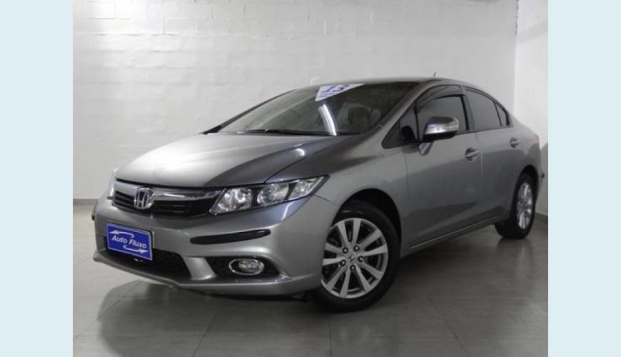 HONDA CIVIC 1.8 LXL 16V FLEX 4P AUT. - CINZA - 2013 Foto 1 (Grande)