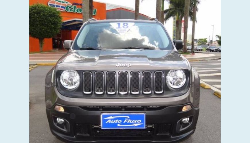 JEEP RENEGADE 1.8 16V FLEX LONGITUDE 4P AUT. - CINZA - 2018 Foto 1 (Grande)