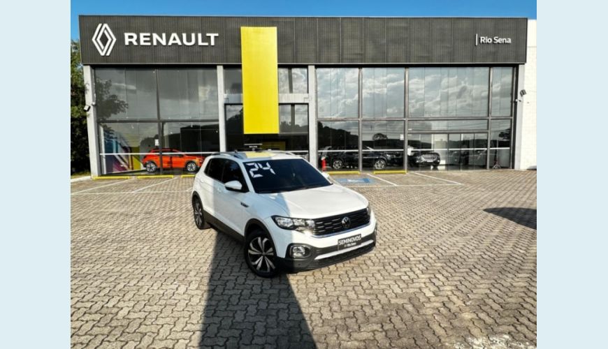 VOLKSWAGEN T-CROSS 1.4 250 TSI TOTAL FLEX HIGHLINE AUT. - BRANCO - 2024 Foto 1 (Grande)