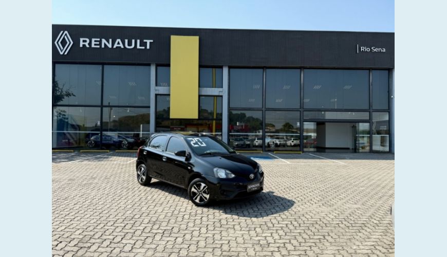 TOYOTA ETIOS 1.3 X 16V FLEX 4P AUT. - PRETO - 2020 Foto 1 (Grande)