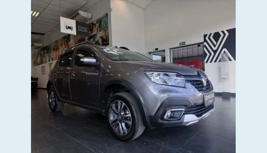 RENAULT SANDERO STEPWAY 1.6 16V ICONIC X-TRONIC FLEX AUT. 4P - CINZA - 2022 Foto 1 (Grande)