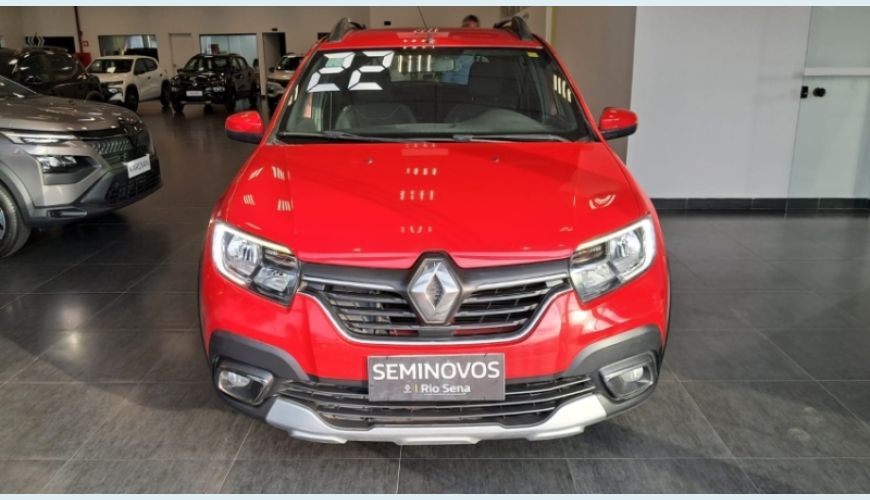 RENAULT SANDERO STEPWAY 1.6 16V SCE FLEX ZEN MANUAL - VERMELHO - 2022 Foto 1 (Grande)