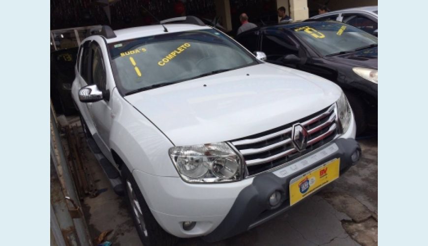 RENAULT DUSTER DYNAMIQUE 2.0 HI-FLEX 16V AUT. - BRANCO - 2014 Foto 1 (Grande)