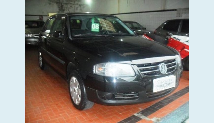 VOLKSWAGEN GOL G4 4P 1.0 FLEX - PRETO - 2008 Foto 1 (Grande)