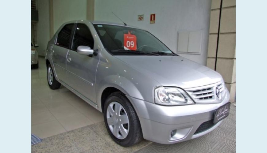 RENAULT LOGAN PRIVILEGE 1.6 8V FLEX - PRATA - 2009 Foto 1 (Grande)