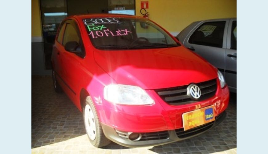 VOLKSWAGEN FOX HATCH 2P 1.0 FLEX - VERMELHO - 2008 Foto 1 (Grande)