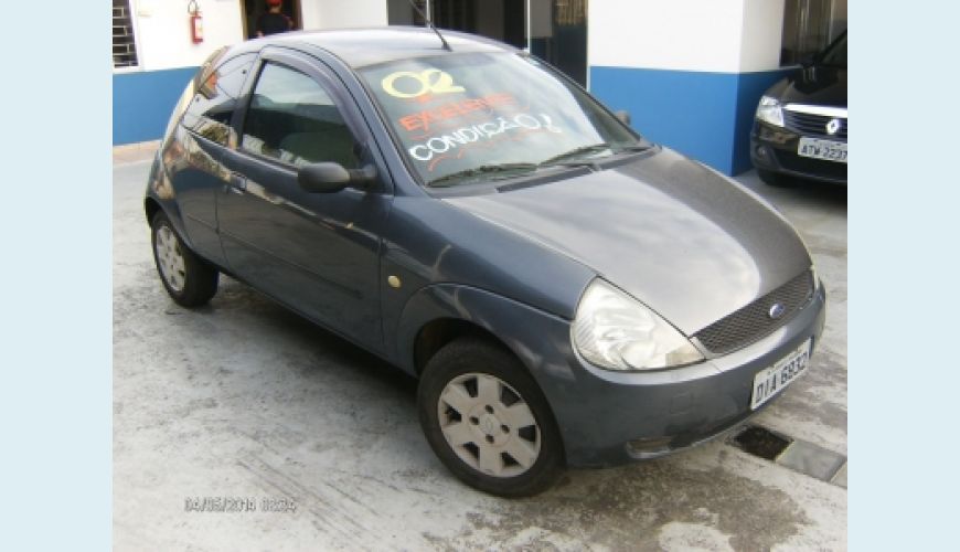 FORD KA 1.0 MPI GL 8V 2P - CINZA - 2002 Foto 1 (Grande)