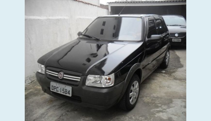 FIAT UNO WAY ECONOMY FIRE 4P 1.0 FLEX - PRETO - 2009 Foto 1 (Grande)