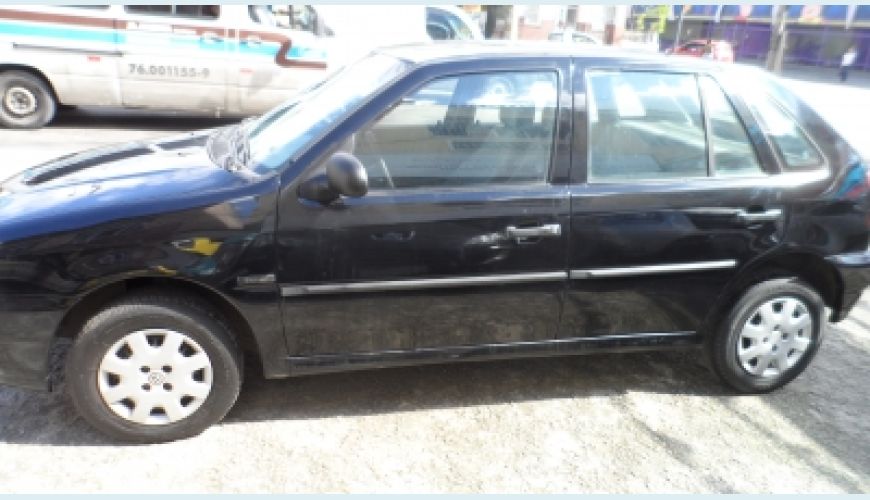 VOLKSWAGEN GOL 4P 1.0 - PRETO - 1998 Foto 1 (Grande)