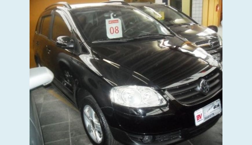 VOLKSWAGEN SPACEFOX COMFORTLINE 1.6 FLEX - PRETO - 2008 Foto 1 (Grande)