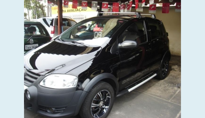 VOLKSWAGEN CROSSFOX 1.6 T. FLEX 8V 5P - PRETO - 2009 Foto 1 (Grande)
