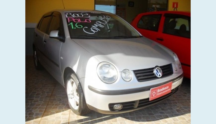 VOLKSWAGEN POLO HATCH 4P 1.6 - PRATA - 2003 Foto 1 (Grande)