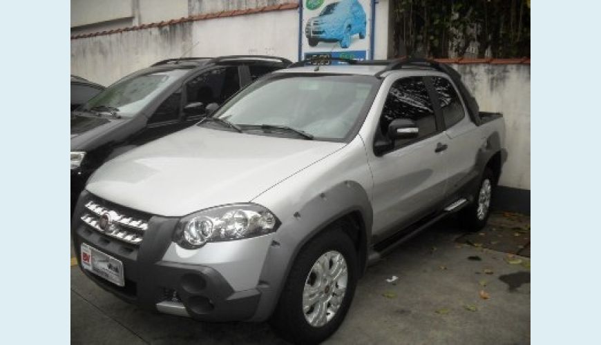 FIAT STRADA CD ADVENTURE 1.8 FLEX - PRATA - 2010 Foto 1 (Grande)