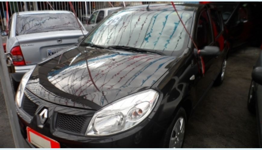 RENAULT SANDERO EXPRESSION 1.6 FLEX - PRETO - 2009 Foto 1 (Grande)