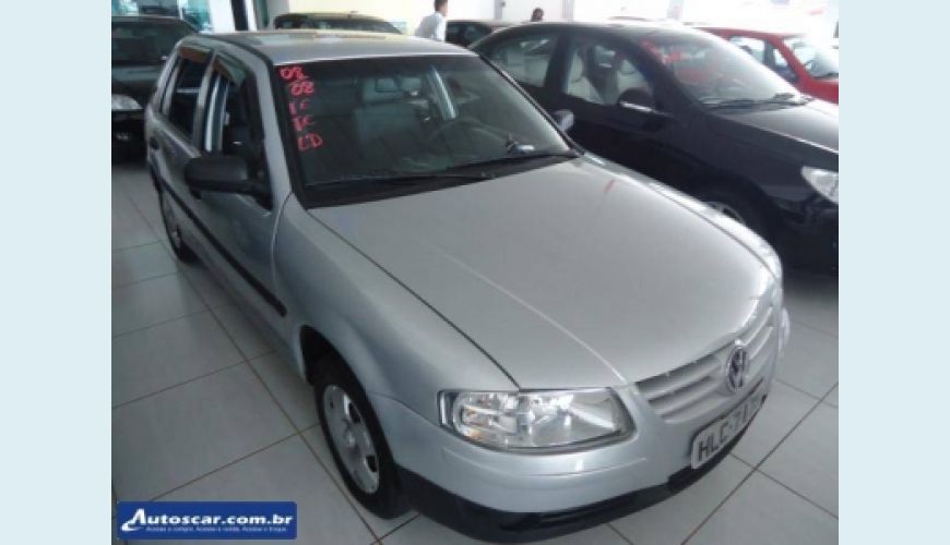 VOLKSWAGEN GOL 1.0 PLUS 8V 4P - PRATA - 2008 Foto 1 (Grande)