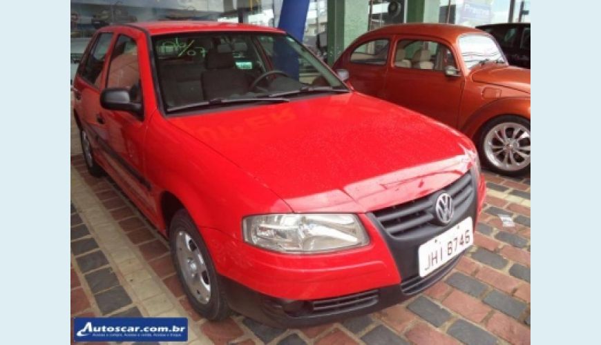VOLKSWAGEN GOL 1.0 PLUS 8V 4P - VERMELHO - 2007 Foto 1 (Grande)