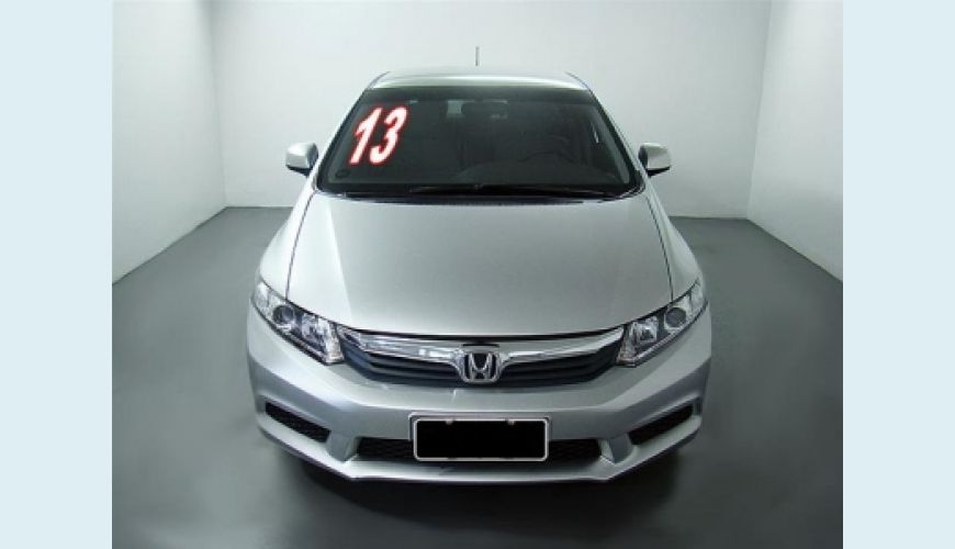 HONDA CIVIC LXS FLEX - PRATA - 2013 Foto 1 (Grande)