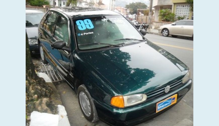 VOLKSWAGEN GOL 4P 1.0 - VERDE - 1999 Foto 1 (Grande)