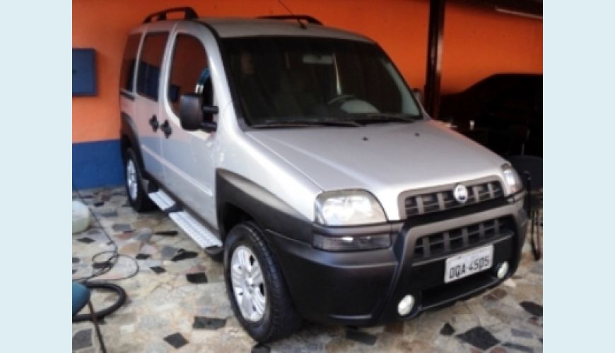 FIAT DOBLO ADVENTURE ER 1.8 - PRATA - 2005 Foto 1 (Grande)
