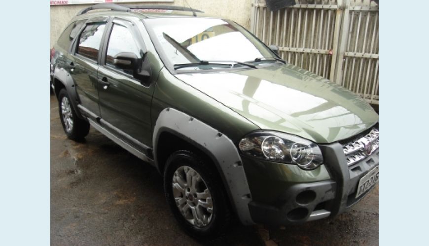 FIAT PALIO WEEK. ADV/ADV TRYON 1.8 MPI FLEX - VERDE - 2010 Foto 1 (Grande)