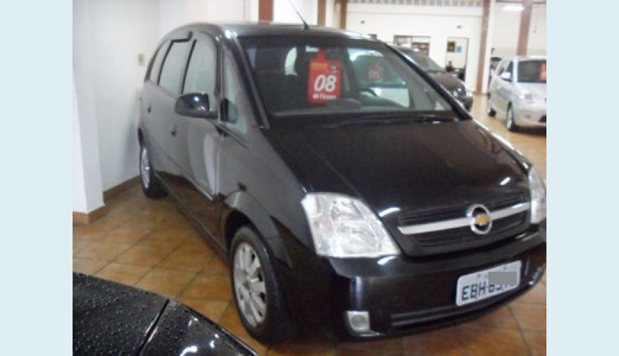 CHEVROLET MERIVA PREMIUM 1.8 FLEX - PRETO - 2008 Foto 1 (Grande)