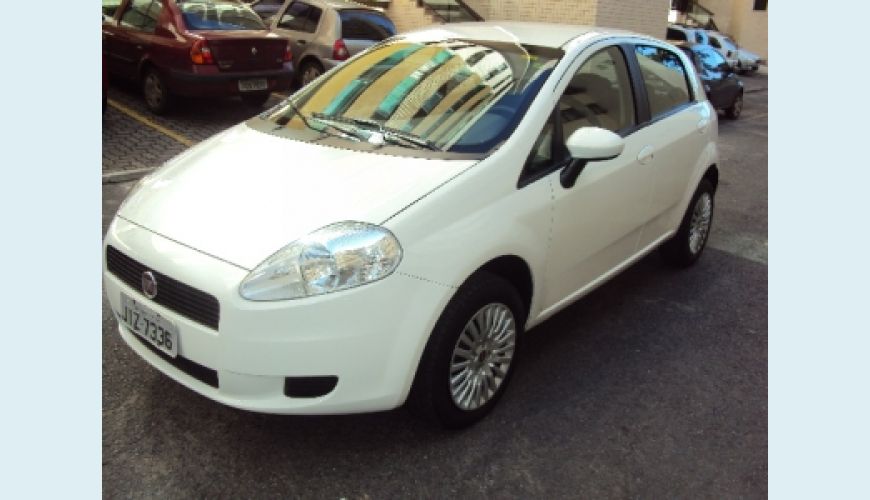 FIAT PUNTO ATTRACTIVE 1.4 FLEX - BRANCO - 2011 Foto 1 (Grande)
