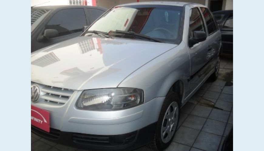 VOLKSWAGEN GOL G5 1.O 4P FLEX - PRATA - 2007 Foto 1 (Grande)