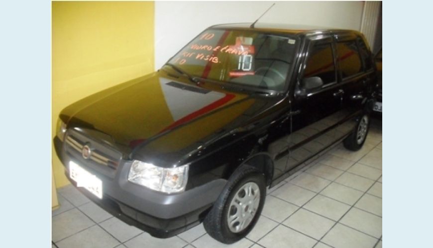 FIAT UNO 4P ECONOMY 1.0 FLEX - PRETO - 2010 Foto 1 (Grande)
