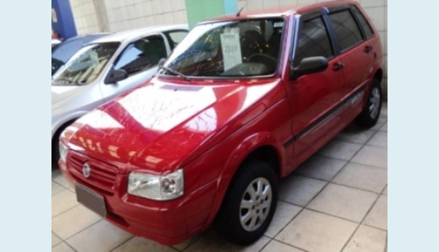 FIAT UNO WAY ECONOMY 4P FLEX - VERMELHO - 2010 Foto 1 (Grande)