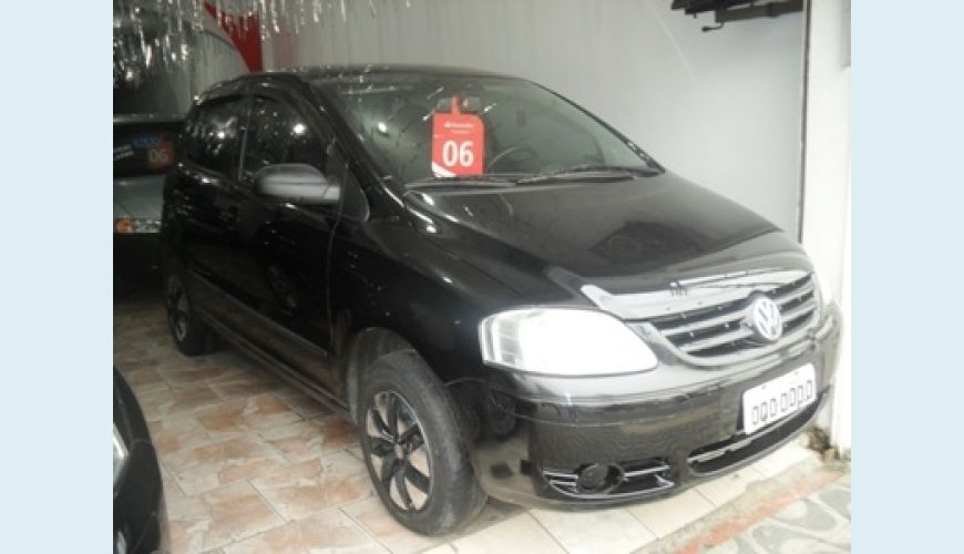 VOLKSWAGEN FOX 4P 1.0 FLEX - PRETO - 2006 Foto 1 (Grande)