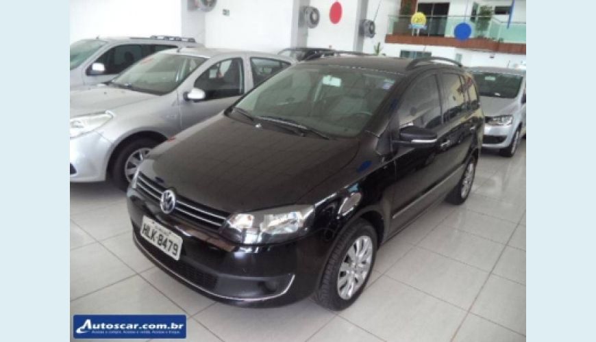 VOLKSWAGEN SPACEFOX 1.6/ 1.6 TREND TOTAL FLEX 8V 4P - PRETO - 2012 Foto 1 (Grande)