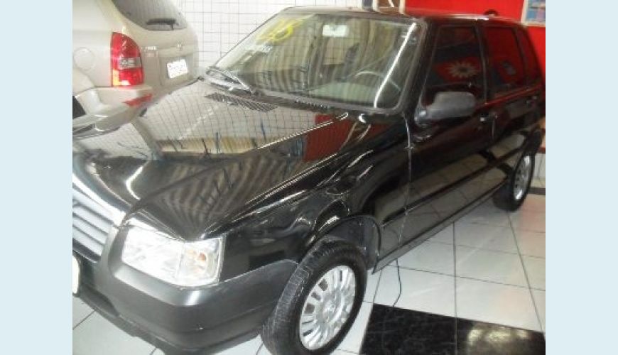FIAT UNO MILLE FIRE 2P 1.0 FLEX - PRETO - 2008 Foto 1 (Grande)