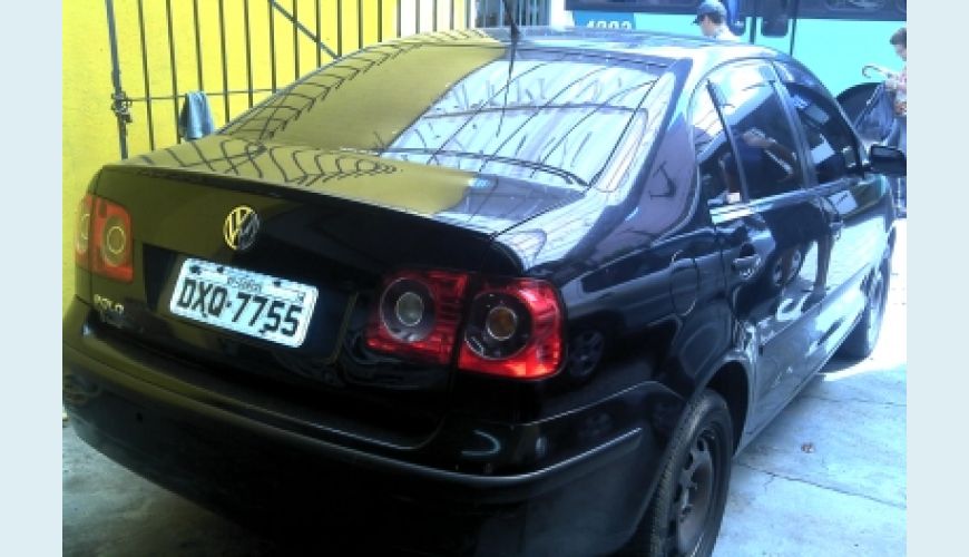 VOLKSWAGEN POLO SEDAN 1.6 MI TOTAL FLEX 8V 4P - PRETO - 2008 Foto 1 (Grande)
