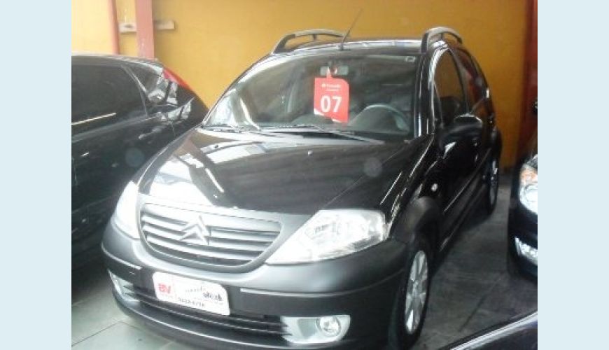 CITROËN C3 XTR 1.6 FLEX - PRETO - 2007 Foto 1 (Grande)