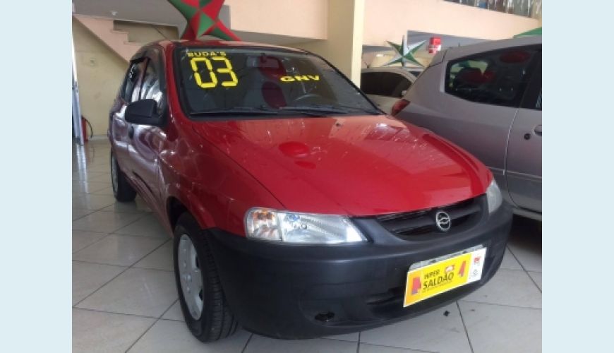 CHEVROLET CELTA 1.0/ SUPER 1.0 MPFI VHC 8V 5P - VERMELHO - 2003 Foto 2 (Grande)