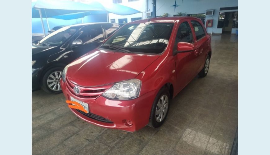 TOYOTA ETIOS 1.3 X 16V FLEX 4P - VERMELHO - 2014 Foto 2 (Grande)