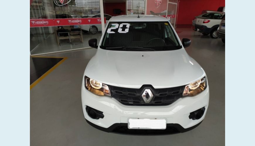 RENAULT KWID 1.0 12V SCE FLEX ZEN - BRANCO - 2020 Foto 2 (Grande)