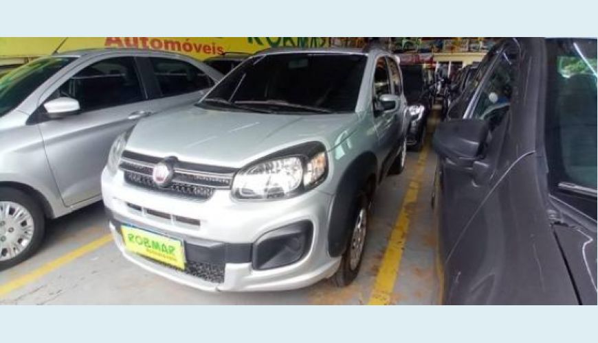 FIAT UNO 1.0 FIREFLY FLEX WAY 4P - PRATA - 2019 Foto 2 (Grande)