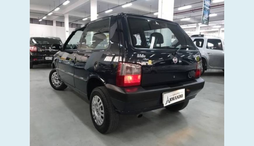 FIAT UNO 1.0 MPI MILLE FIRE ECONOMY 8V FLEX 2P - AZUL - 2013 Foto 2 (Grande)