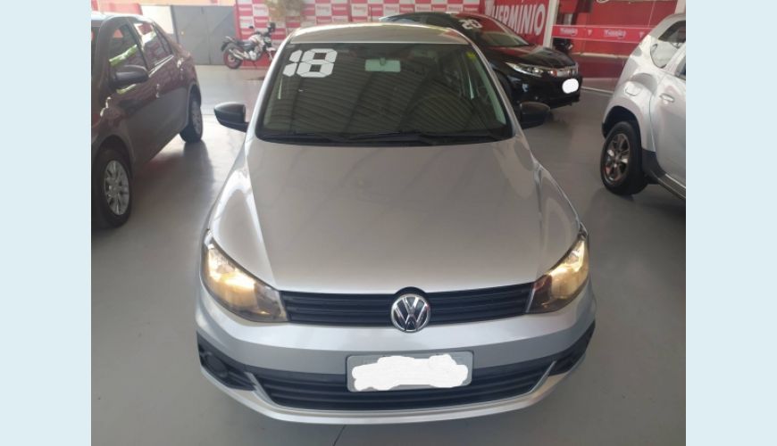 VOLKSWAGEN VOYAGE 1.6 MSI TOTALFLEX TRENDLINE 4P - PRATA - 2018 Foto 2 (Grande)